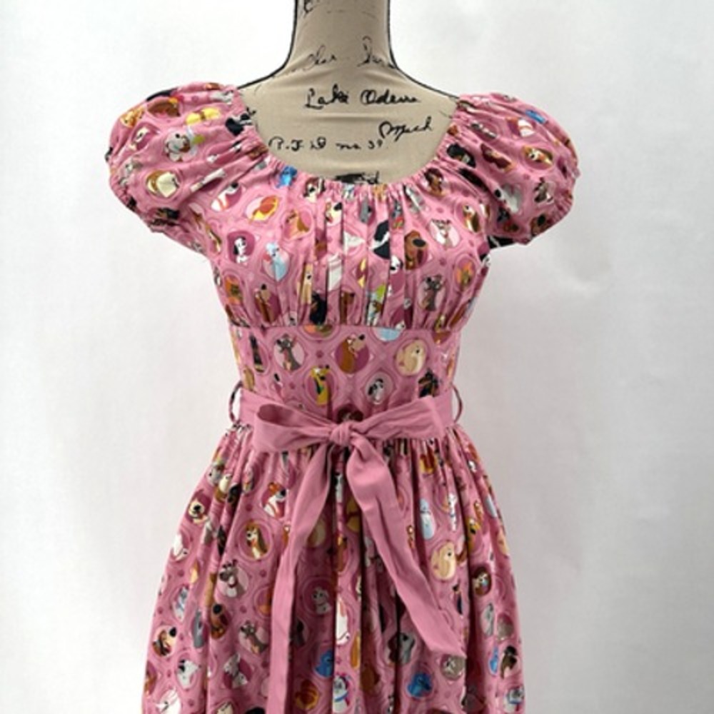 Disney Parks Dress Shop Pink Dogs Dress Size S Dooney Bourke Cosplay Princess - Picture 6 of 12